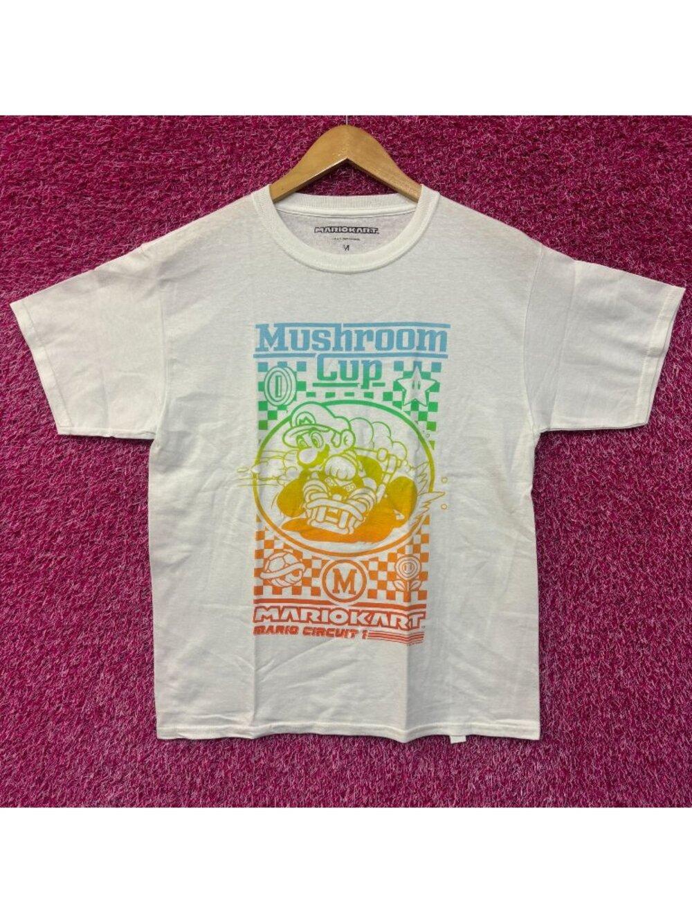 Nintendo Mario kart mushroom cup tshirt size medium